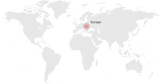 We deliver all over Europe